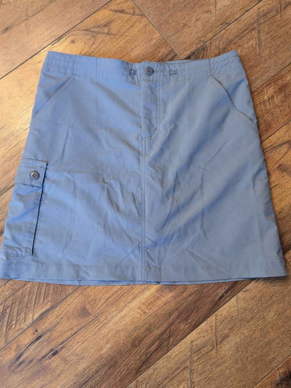Patagonia Light Blue Mini Skirt with Side Pocket Inter-continental Hideaway